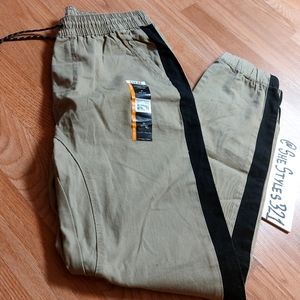 Khaki Cargo Joggers